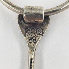 RDC 88 Vintage Penannular Sterling Silver CELTIC Brooch Shawl Kilt Cloak Pin 925
