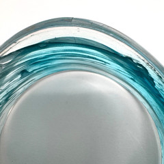 Chunky Lucite Bangles & Earring Set Silver Teal Marble Blue Hoops Bold Retro