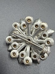 Vintage Silver Tone Clear Rhinestone Jewelry Lot Pins and Earrings