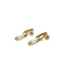 Sarah Coventry Earrings Clip On Dangle One ‘N Only Classic Chic Quiet Elegance