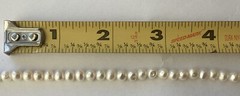 Opera Length (100″ Long) Natural Pearl Necklace Approx. 450+ Pearls, Average 4MM