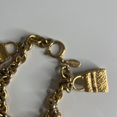 Vintage Carol Lee Charm Bracelet- Whistle,, shoes , bags – 7 inch