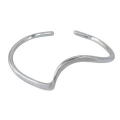 Vintage Sterling Silver 925 | Twisted Wire Cuff Bracelet | 6.75″