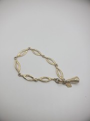 Vintage Sarah Coventry Womens Bracelet Gold Tone Links Dainty Wedding