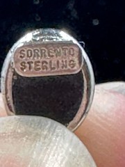 Sorrento Sterling Silver Cameo Pendant Necklace