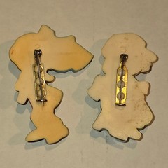 Hallmark Vintage EVERYDAY Pin Brooch SET – 1976 Bicentennial USA Flag Patriotic