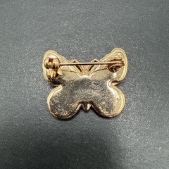 Colorful Rhinestone Butterfly Brooch Pin J37b