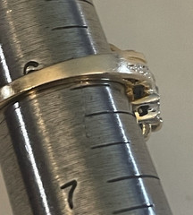 SETA CZ Gold Tone Crystal Marquise Ring ~ Size 6 Beauty 🌺🌺