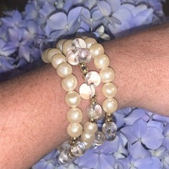 Vintage 1950-1970 Richelieu Faux Pearl Bracelet