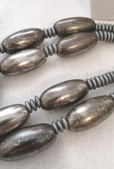 Vintage Bold Signed Les Bernard Necklace 14.5” & Earrings SET**RESTORED-