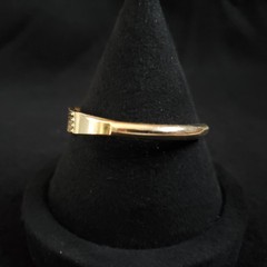 Vintage Cuff Bracelet Gold Tone Starburst 6.75″