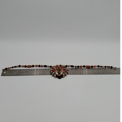 Vintage Lee Sands Lion Head Mosiac Inlay Pendant Necklace – Jewelry