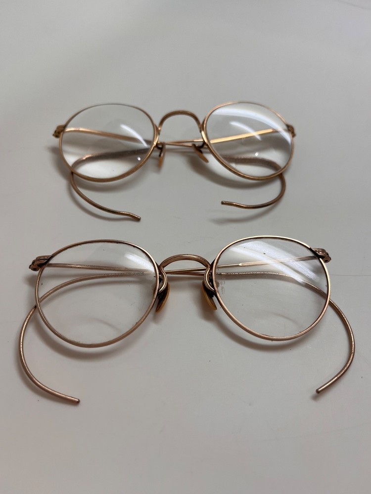 Vintage Frames 1/10 12K GF Gold Filled Eyeglasses Glasses Round