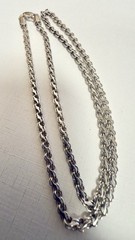 925 Sterling Silver East European Designer Chain – 18″ – 45.5 cm – #2053