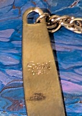 Vintage Gold Tone Spiedel Id Bracelet AMY Signed.