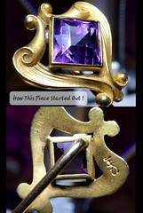 14k Stick Pin & 0.78ct Diamond 🔥 Modified Reclaimed Antique 🔥 VIDEO