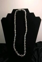 Vintage 1950s 10″ Austrain Cut Crystal Aurora Borealis Necklace