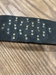 Leather Studded Armor Bracelet Vintage – A2000