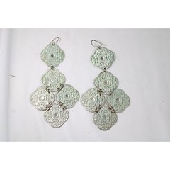 Bohemian Pierced Earrings Drop Dangle Chandelier Vintage 89694