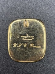 Reed & Barton Damascene UNC Rameses Ram Pendant Gold Tone