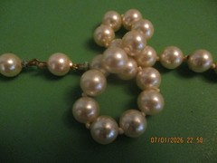 3 Vintage Pearl (Varied Sizes) Necklaces