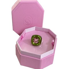 Swarovski Dulcis Cocktail Ring sizen 52 / 6 Green New
