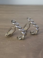 Swank Gold & Silver Chain Cufflinks