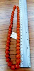 BALTIC HONEY NECKLACE FROM AMBER. VINTAGE BEAUTIFUL.1975 s. New !!!!