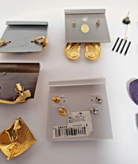 Lot of 7 of Pairs Vintage Unbranded New Old Stock Fashion Earrings