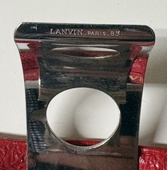 Vintage Lanvin Paris Bangle / Cuff Watch For Parts or Repair