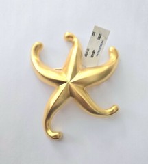 Brushed Gold Starfish Pin Brooch Nordstrom