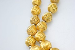 Necklace Lot Vtg Napier Monet Avon Gold tone ** All have a lot of wear XL5