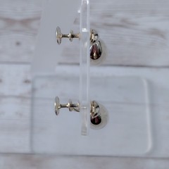 Vintage Screw Back Earrings – Gold Tone Statement Drop Dangle