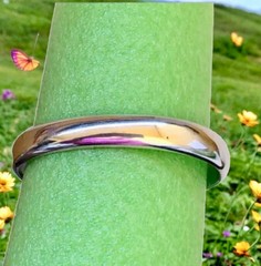 Sterling Silver 925 Cuff Bracelet Solid Smooth 24 grams