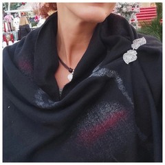 Vintage Cardigan Clip Sweater Shawl Clasp– Retro Zinc Alloy Cape Collar Fastener