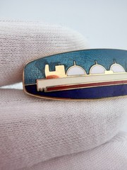 General Dynamics Quincy Shipbuilding Division Tie Clip