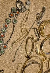 Vintage Bracelet Lot Mixed Materials And Styles