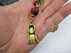 Vintage Leslie Block Chain Mail Link Costume Jewelry Necklace Nice!