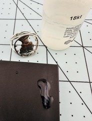 Vintage Unique Patriotic 1943 Mercury Dime Cutout Silver Ring US Coin Sz 6 3/4