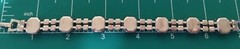 CLEARANCE Vintage Weiss Clear Rhinestone Bracelet Fold Over Clasp. #389