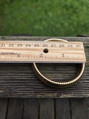 Vintage Omega Bracelet Gold Tone Expandable Egyptian Revival