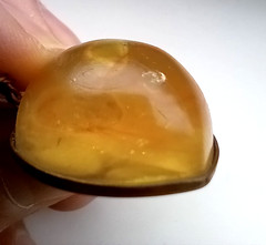 Vintage Spider Brooch Amber Color Resin. Made in the USSR
