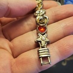 Boxed Victorian Revival Vintage 7″ Charm Bracelet in JTV Gift Box