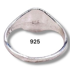 Initial Letter G Signet 925 Sterling Silver Child Baby Pinky Ring Size 3.25