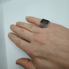 Metal ITK Ring USSR Soviet Russia Prison ART Criminal Retro Vintage Handmade⭐
