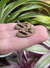 Vtg 50s/60s Copper Bowler Man Bowling 3D Cufflinks MCM Sports Fashion Statement