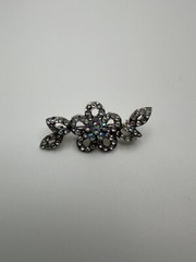 Vintage Rhinestone Flower Brooch 4.5cm BB10