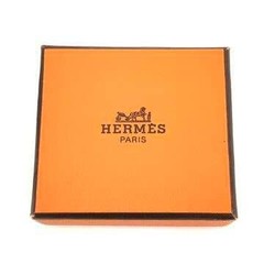 HERMES Atame Gold Scarf Ring Horse Tack Motif with Box