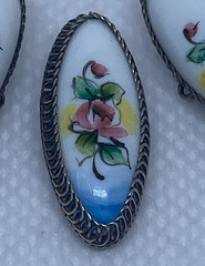 Antique porcelain service. USSR . Hand painted. Enamel. Russian. Finift.10.20 g.