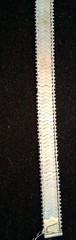 Gorgeous Textured Flat Link Sterling Silver 925 7.5” Safety Latch Bracelet